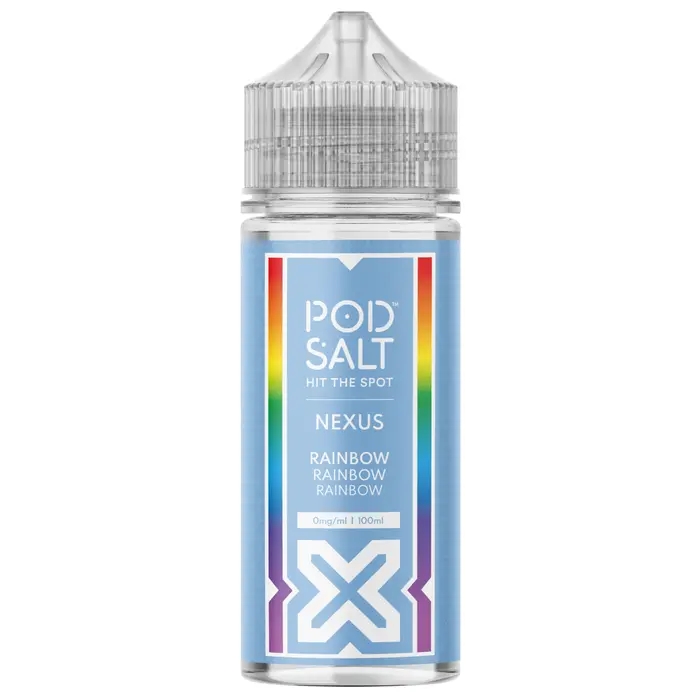 POD SALT NEXUS RAINBOW 100ML SHORTFILL E-LIQUID (EN)