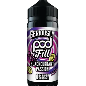 Seriously Pod Fill Blackcurrant Passion E-liquid Shortfill