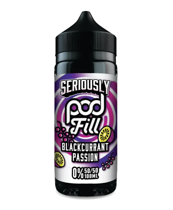 Seriously Pod Fill Blackcurrant Passion E-liquid Shortfill