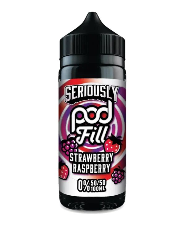 Seriously Pod Fill Strawberry Raspberry E-liquid Shortfill